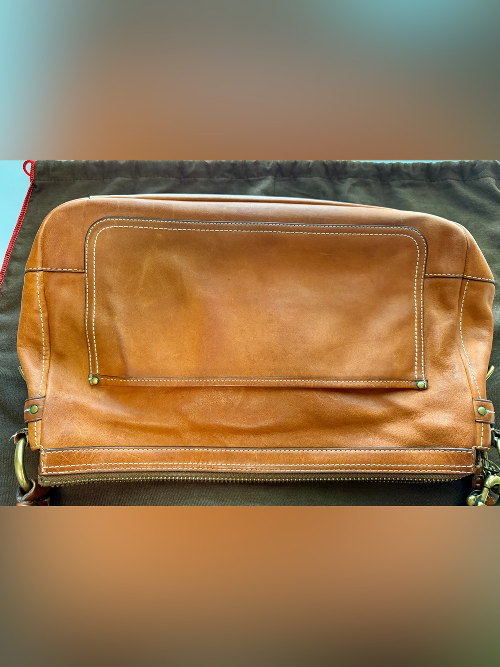 Coach 65th Anniversary Mandy Satchel Shoulder Bag w/Legacy Stripe lining - Picture 4 of 15